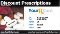 Grayson Rx card save money on prescriptions